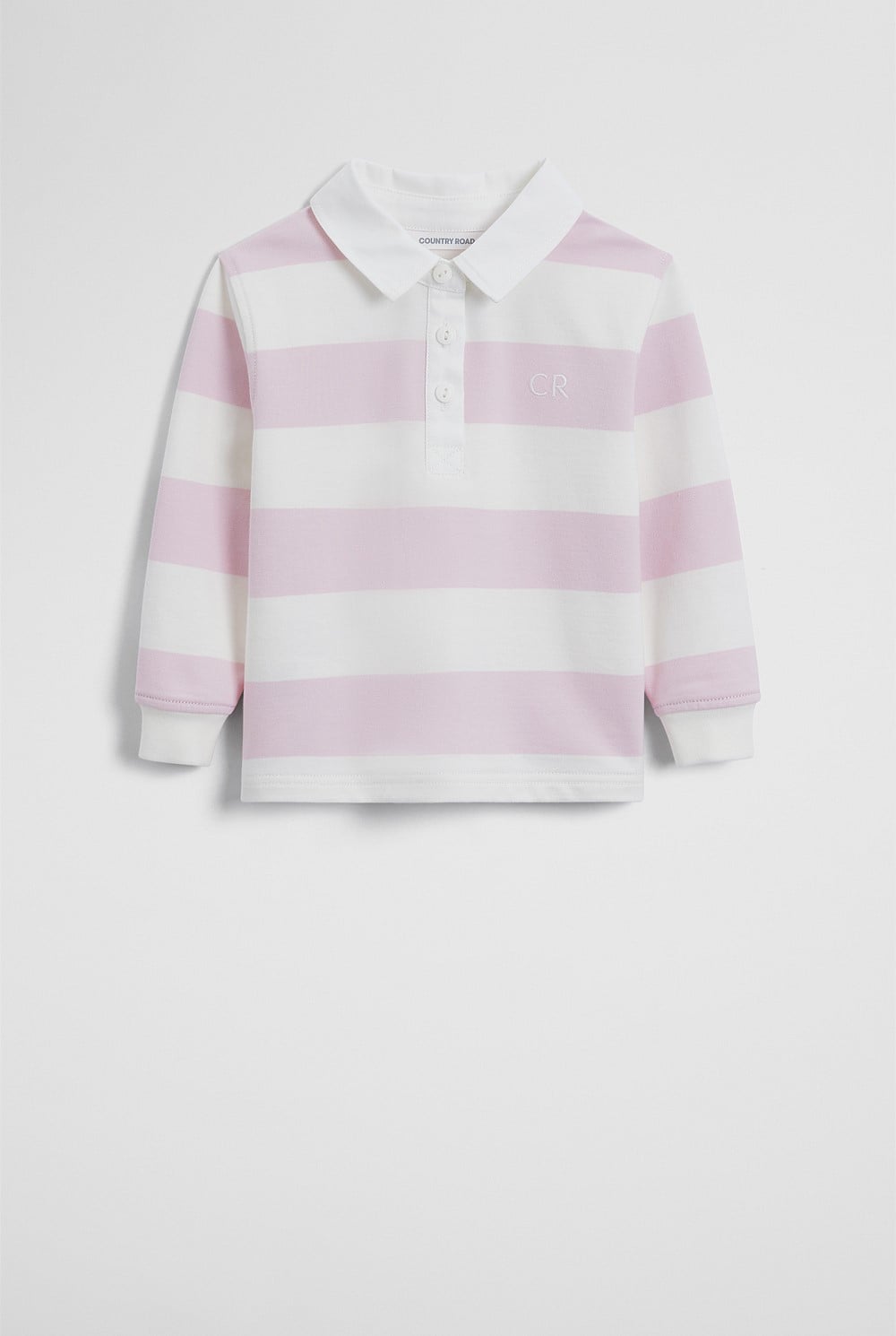 Organically Grown Cotton Blend Long Sleeve Rugby Top