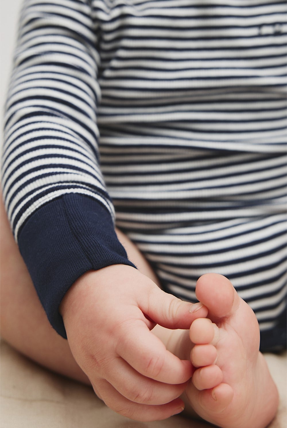 Organically Grown Cotton Long Sleeve Rib Bodysuit