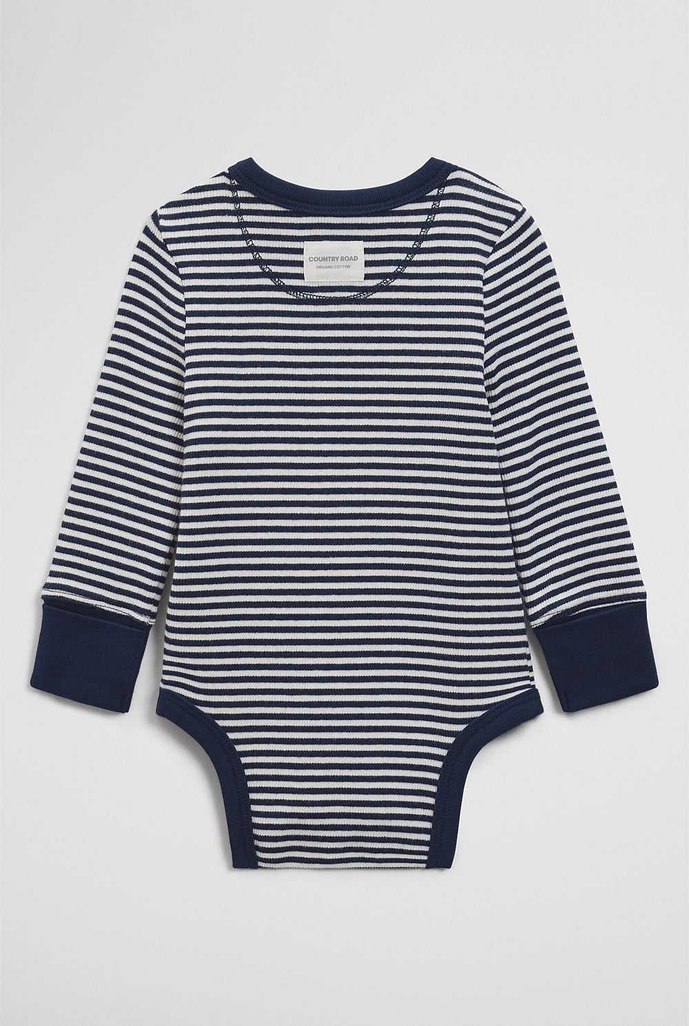 Organically Grown Cotton Long Sleeve Rib Bodysuit