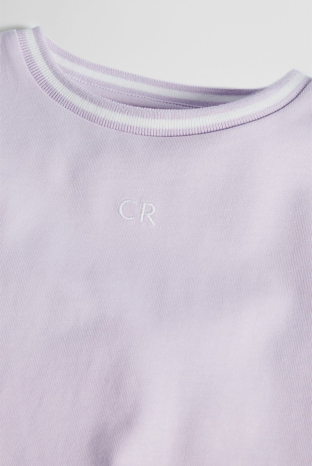 Australian Cotton Short Sleeve Crop Boxy T-Shirt
