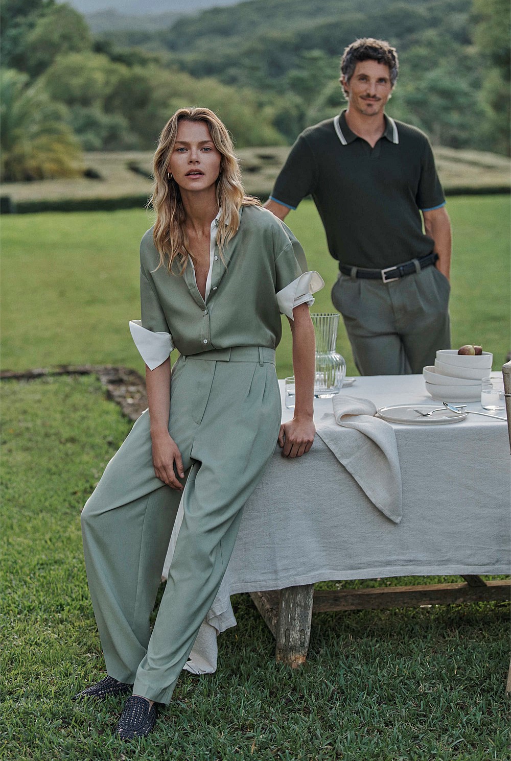 Short Sleeve Silk Shirt