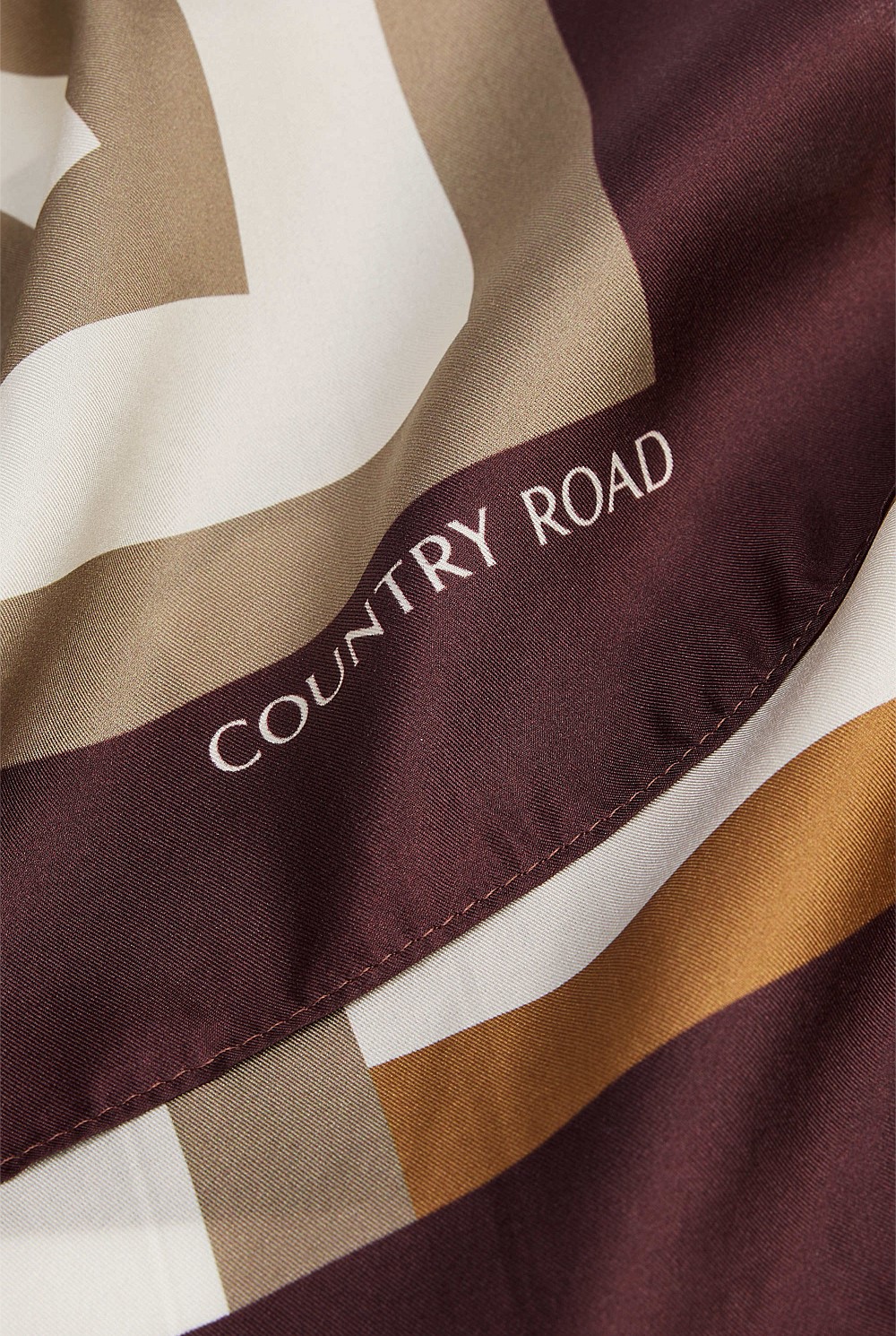 Silk Stripe Scarf