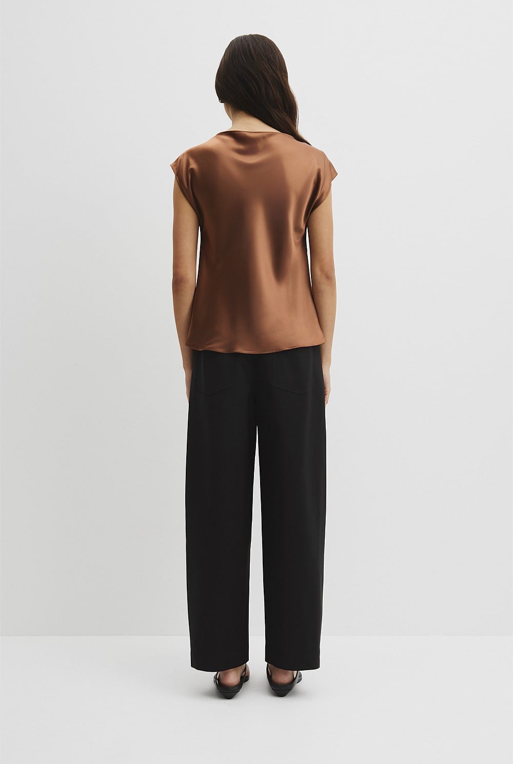 Satin Shell Top