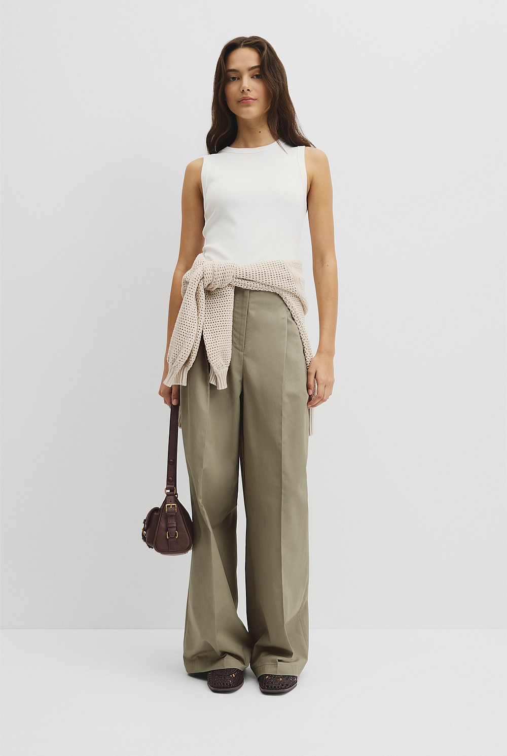 Australian Cotton High Neck Tank