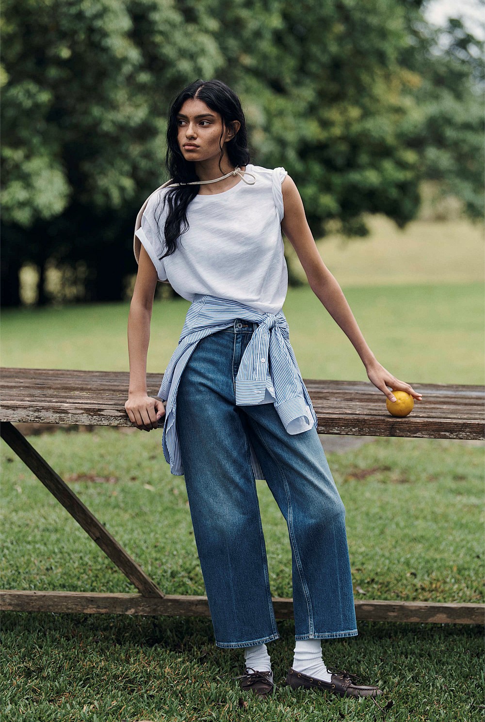 Textured Short Sleeve Slub T-Shirt