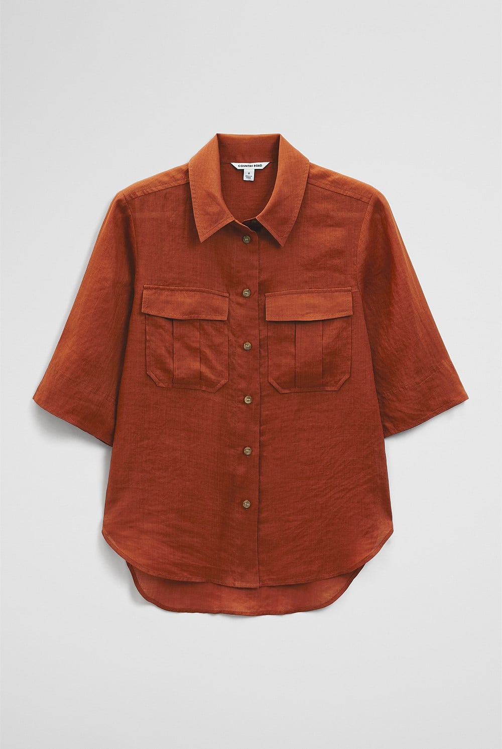 Ramie Utility Blouse