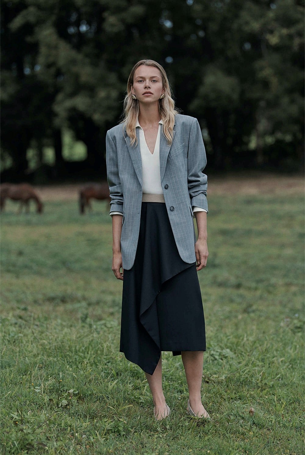 Suit Midi Skirt