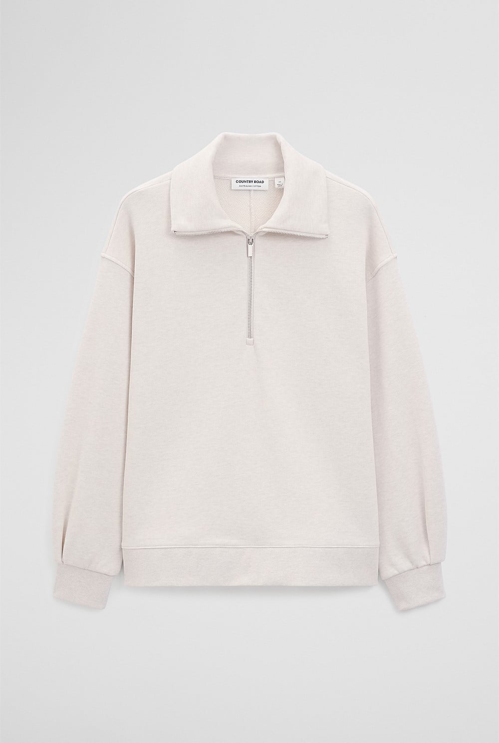 Australian Cotton Funnel Neck Sweat