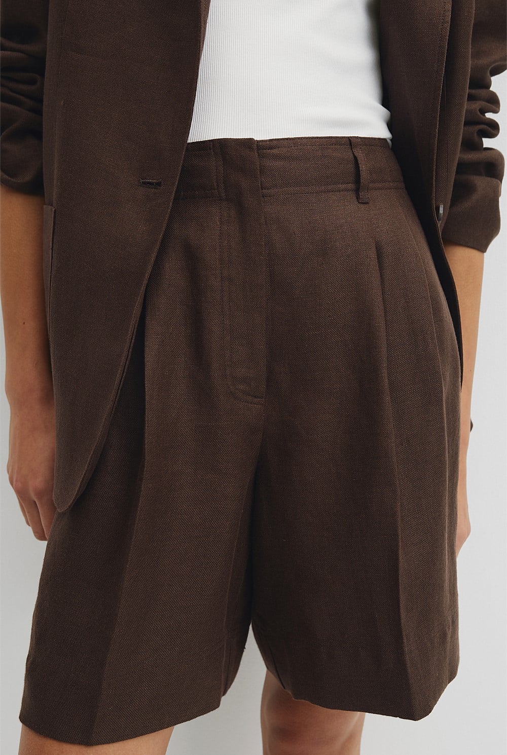 Longline Linen Short