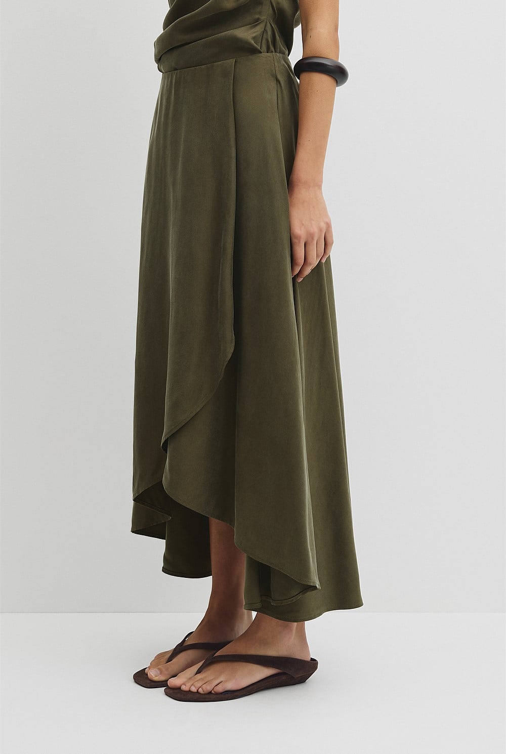 Asymmetrical Hem Skirt