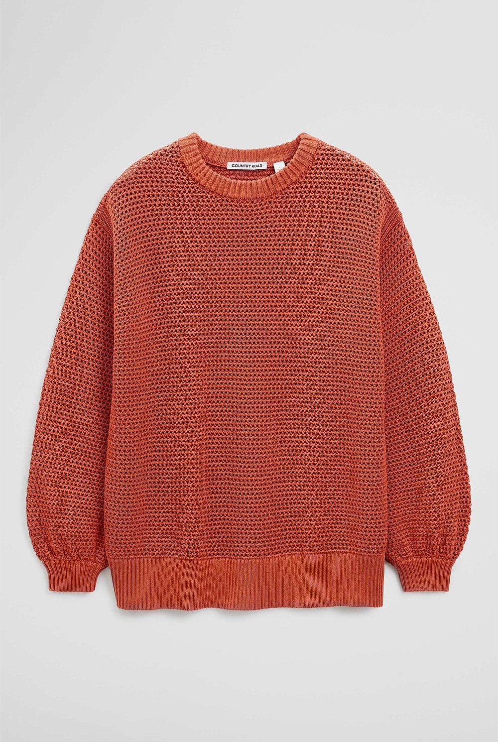 Longsleeve Relaxed Crochet Knit