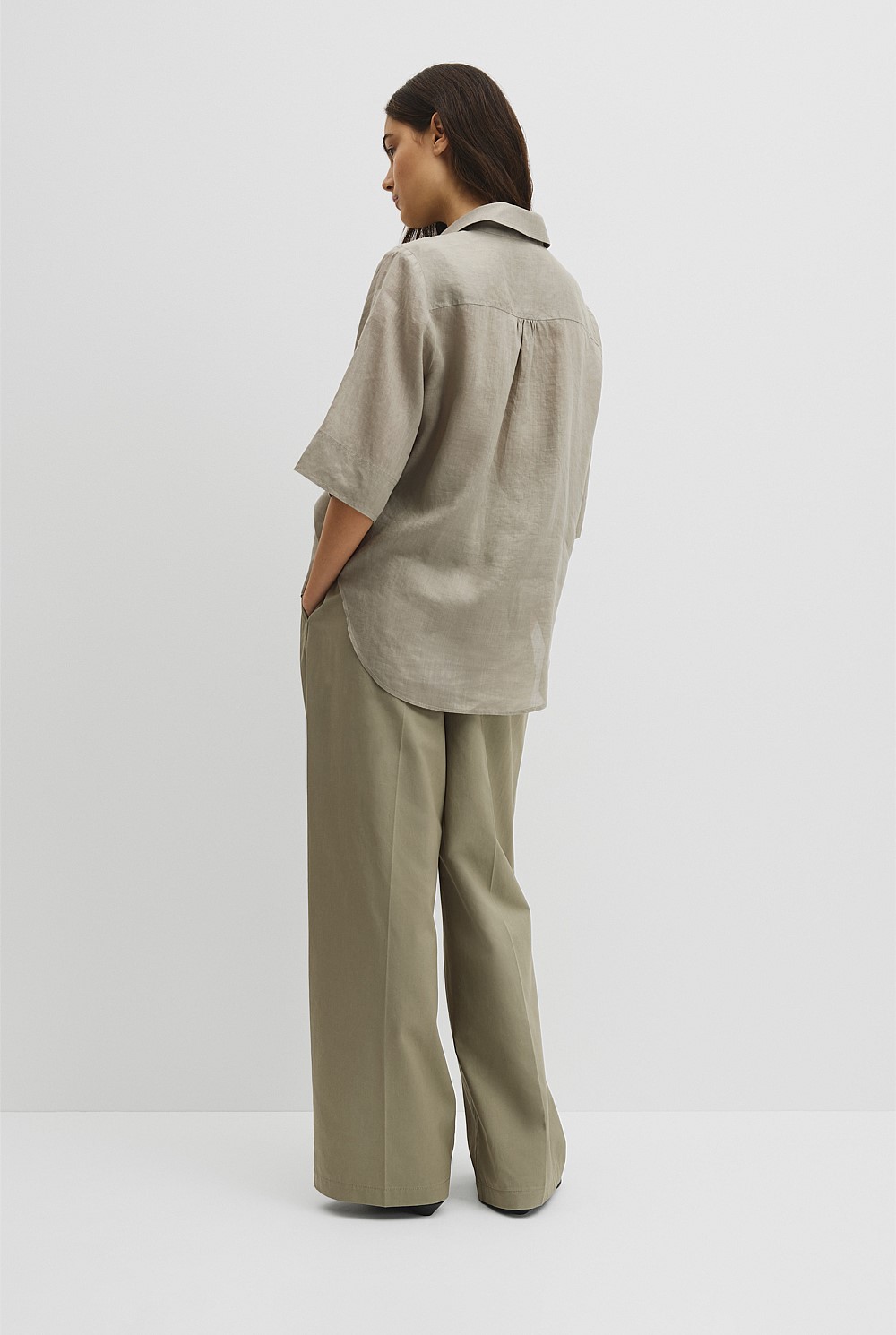 Ramie Utility Blouse