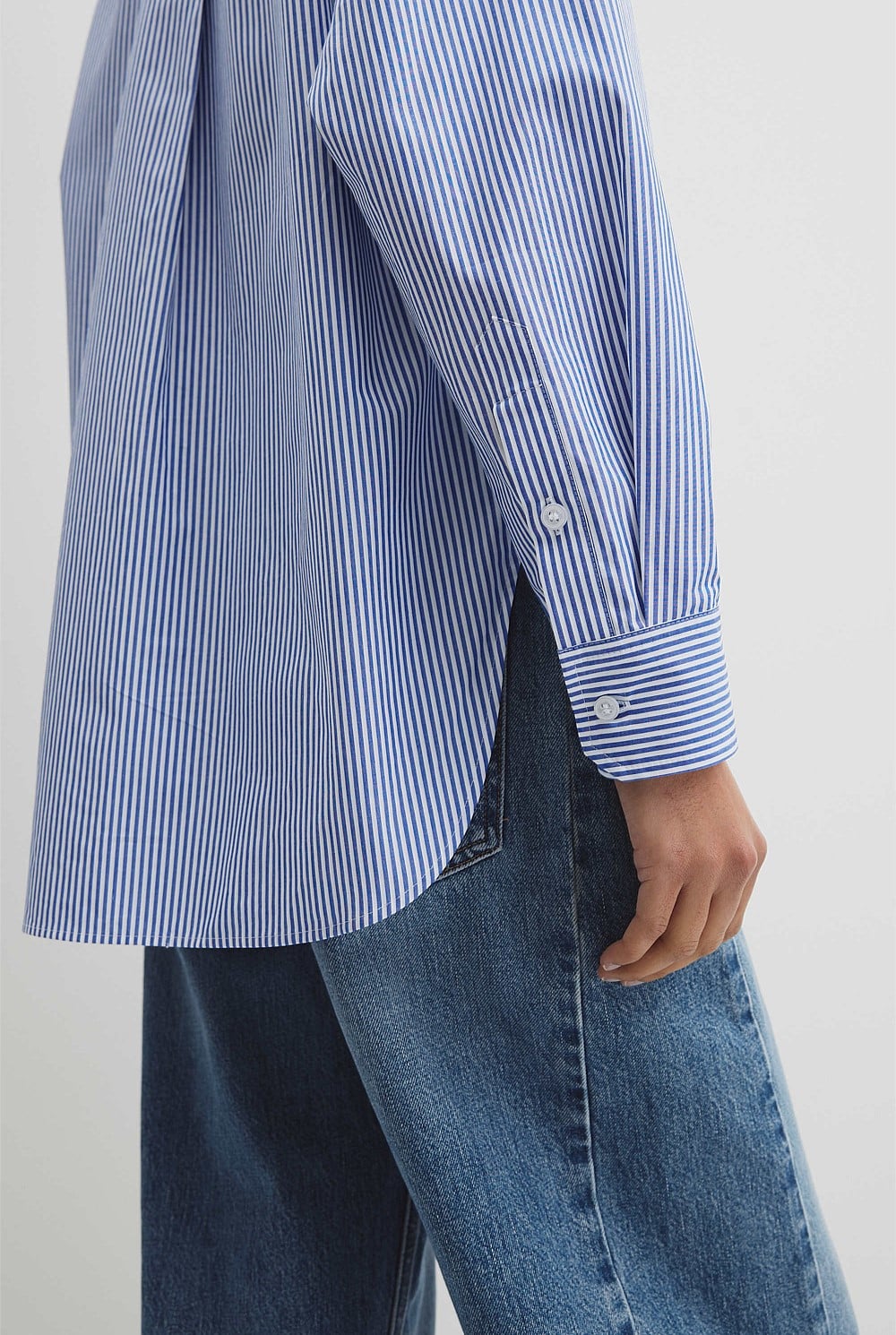 Stripe Poplin Shirt