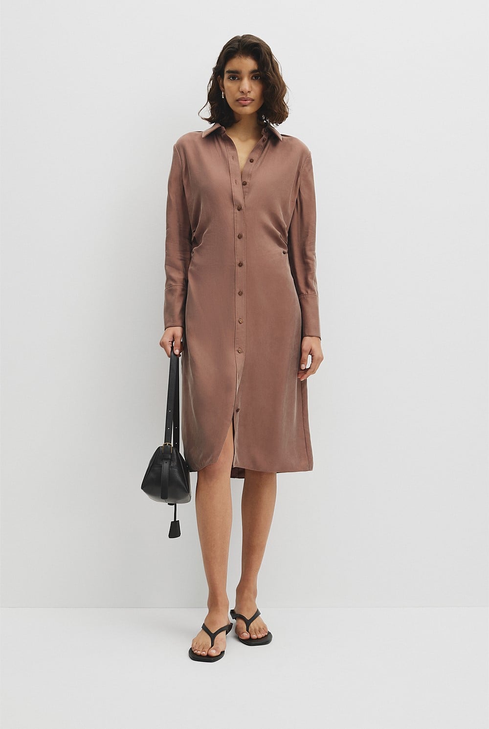Draped Waist Dress