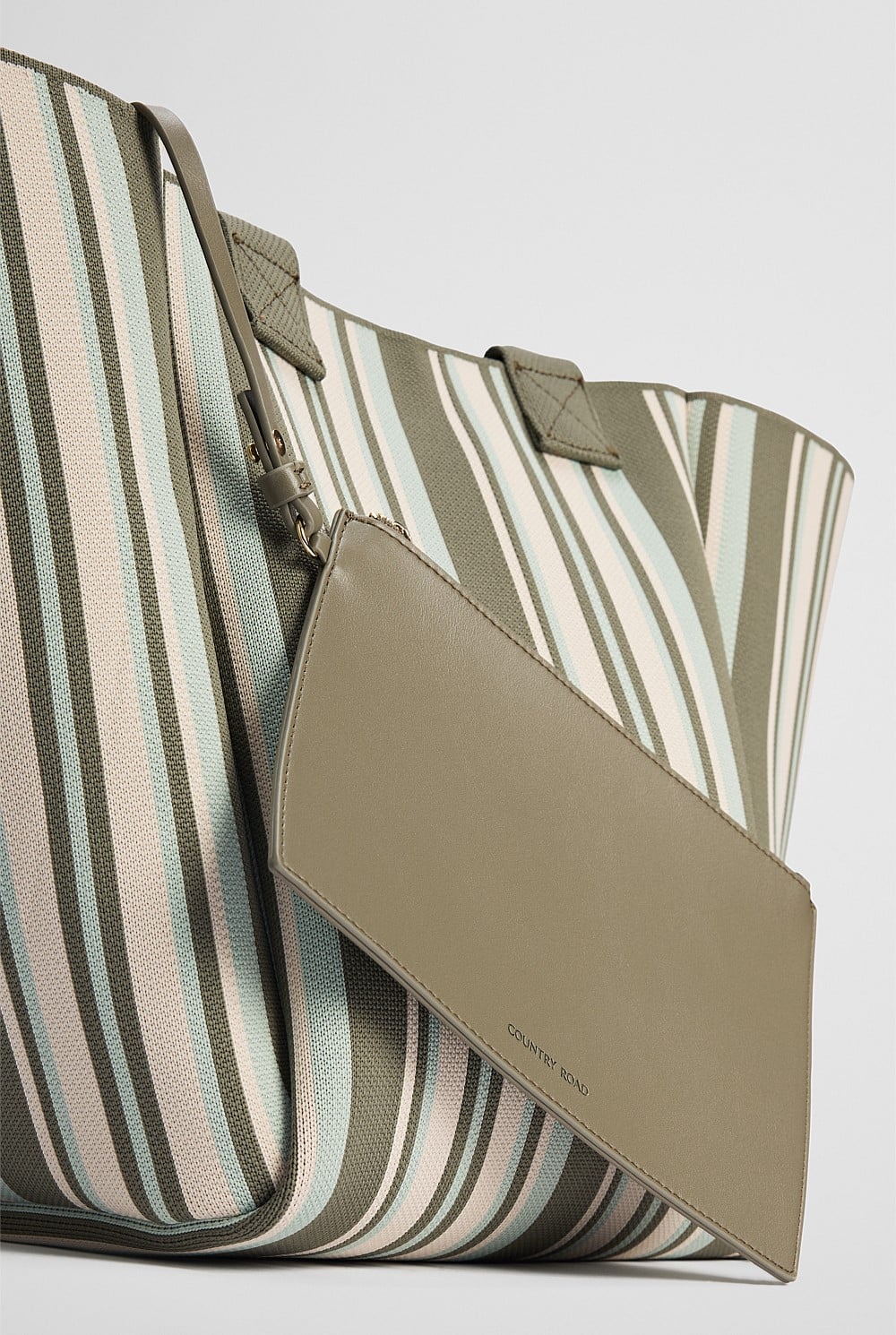 Stripe Knit Shopper