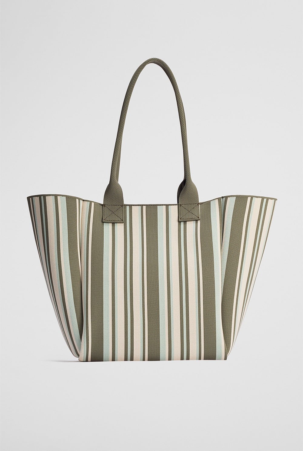 Stripe Knit Shopper