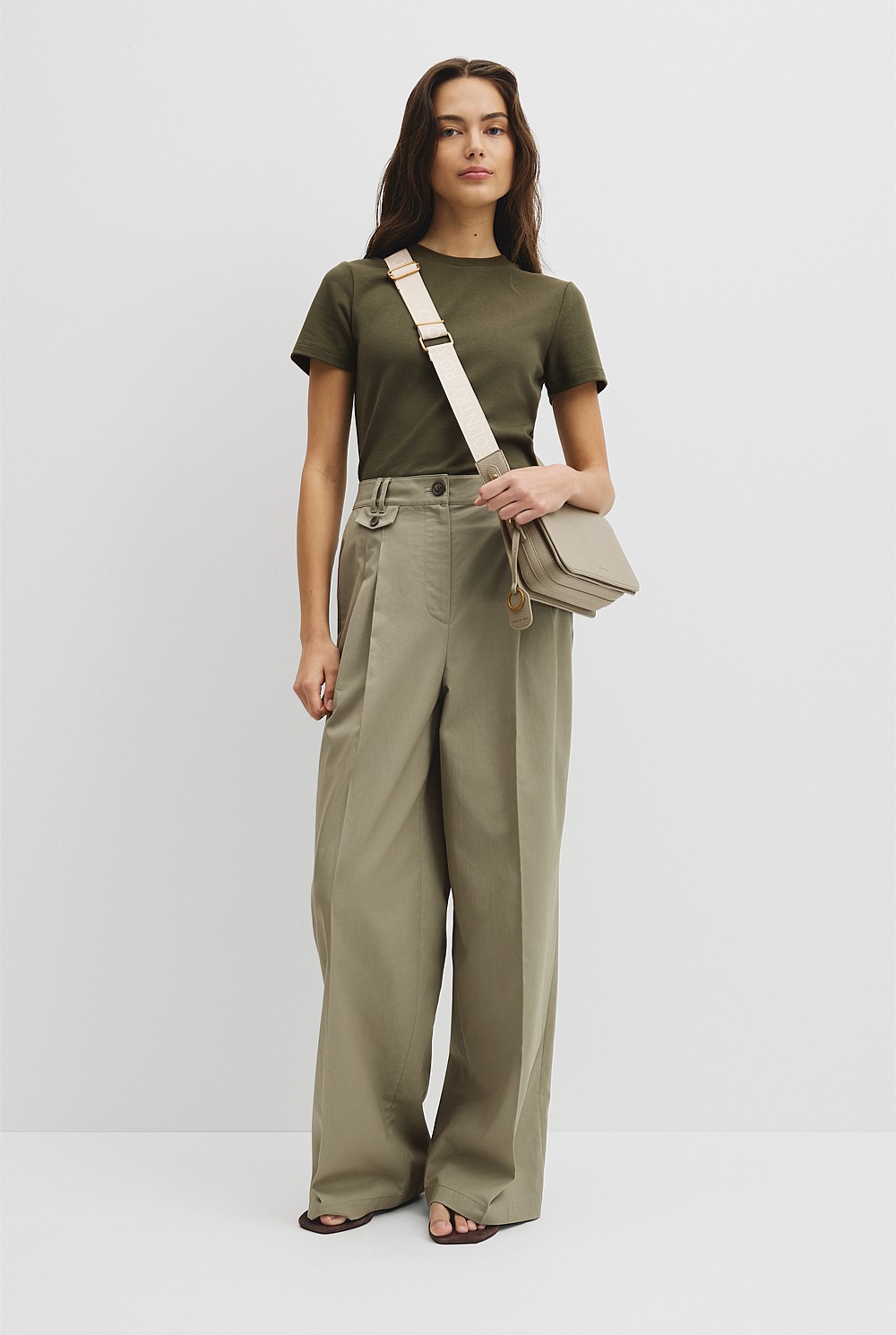 CR Foldover Crossbody Bag