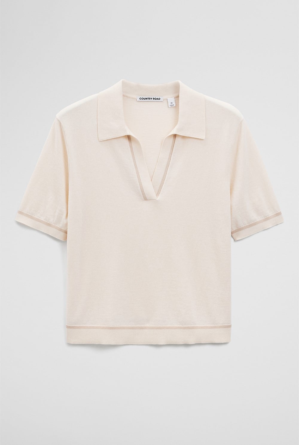 Cashmere Blend Short Sleeve Knit