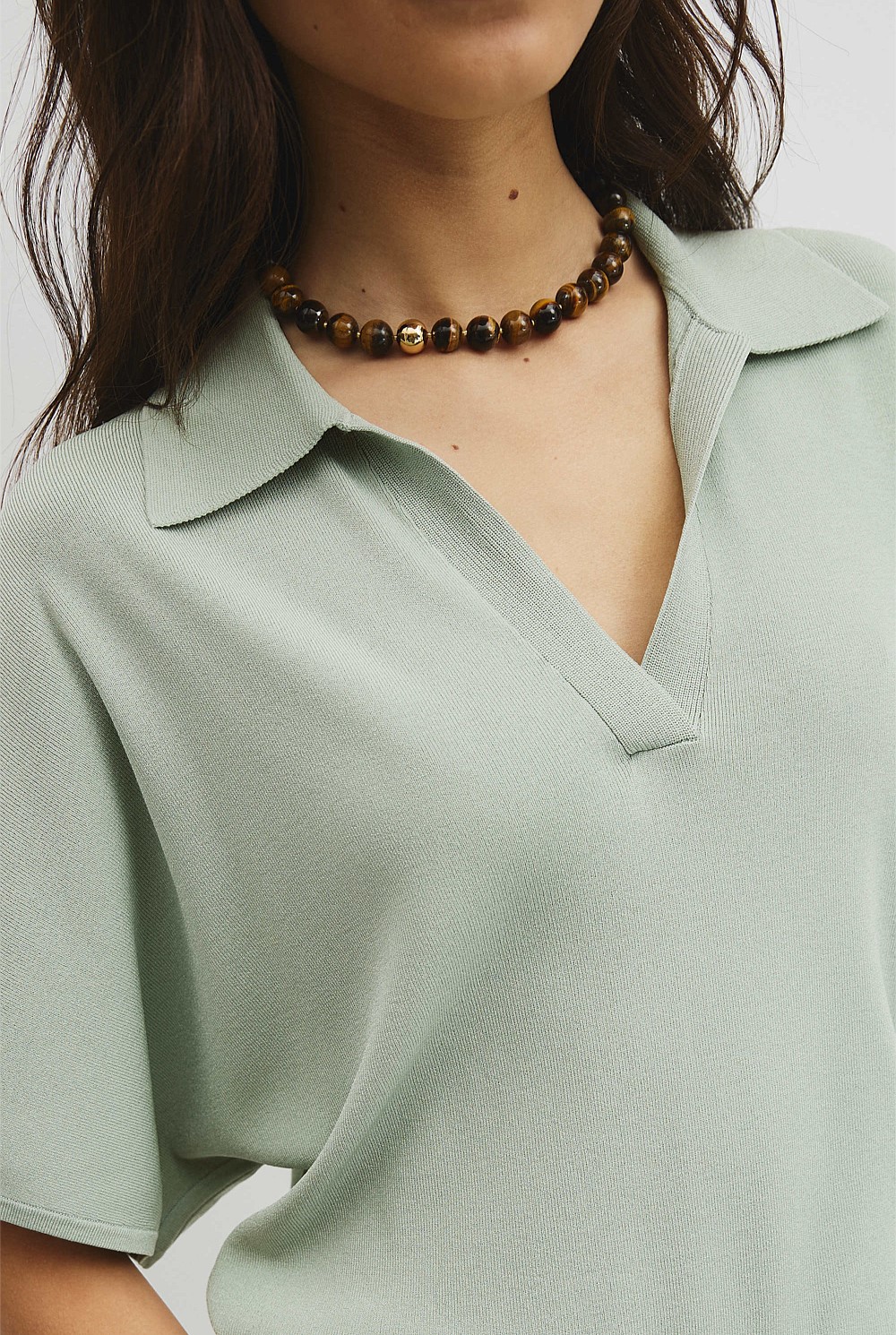 Compact Knit Polo