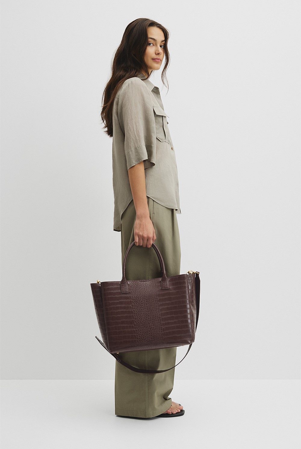 Panelled Work Tote