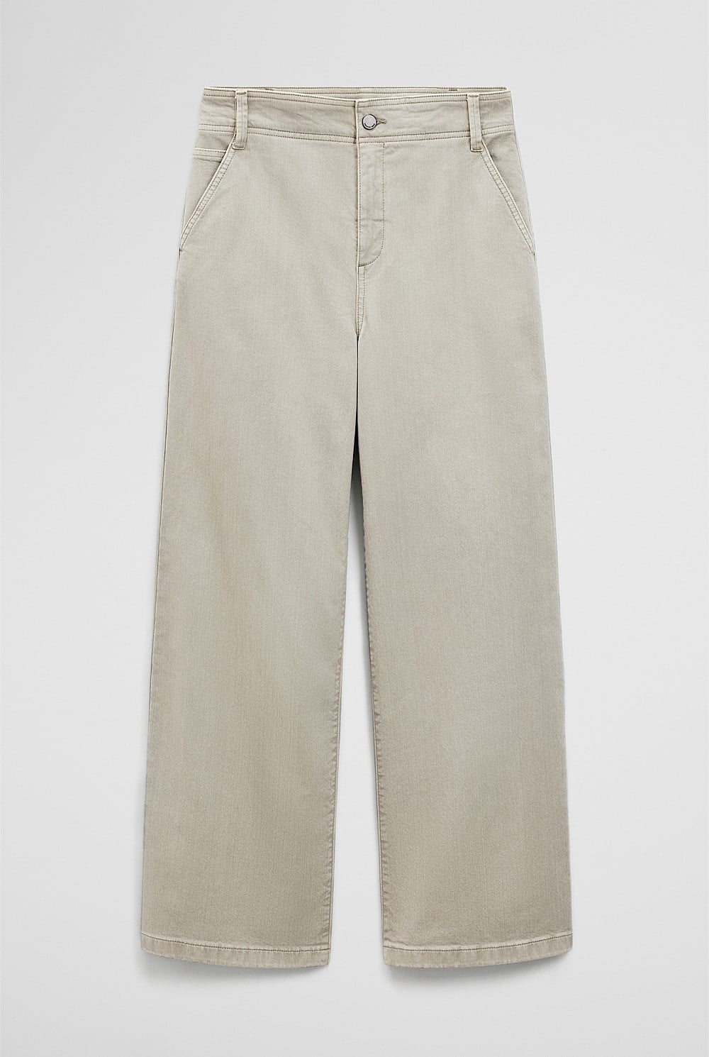 Refined High Rise Wide Leg Jean
