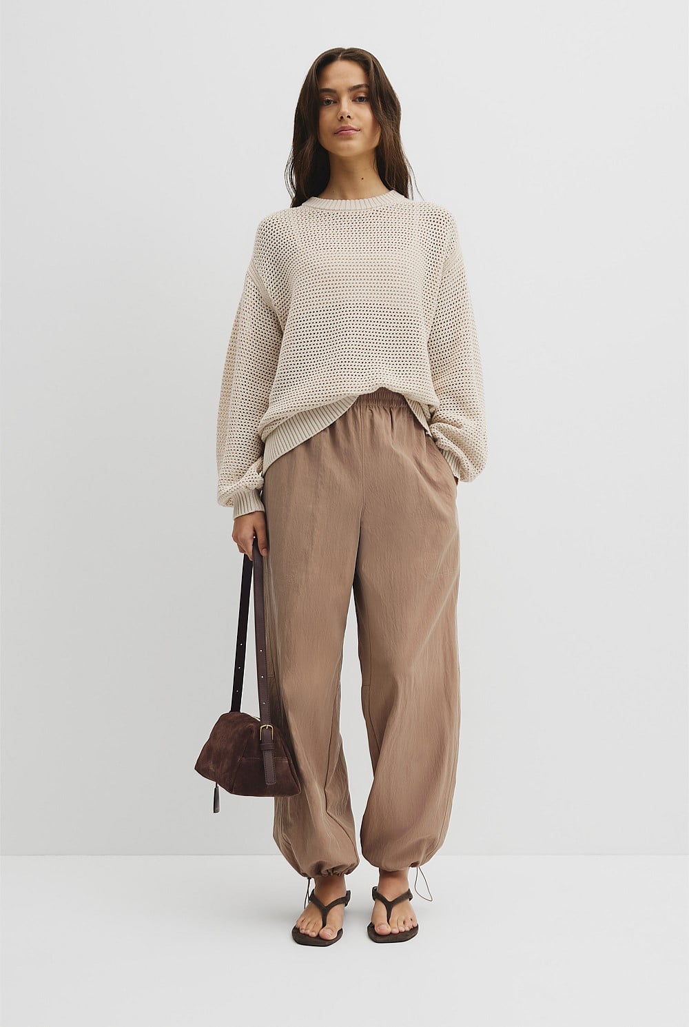 Longsleeve Relaxed Crochet Knit