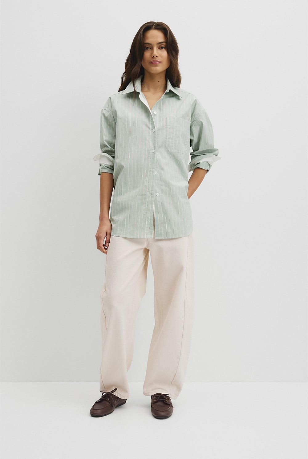 Stripe Poplin Shirt
