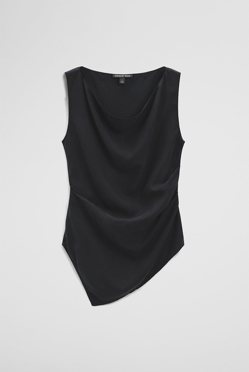 Asymmetrical Hem Blouse