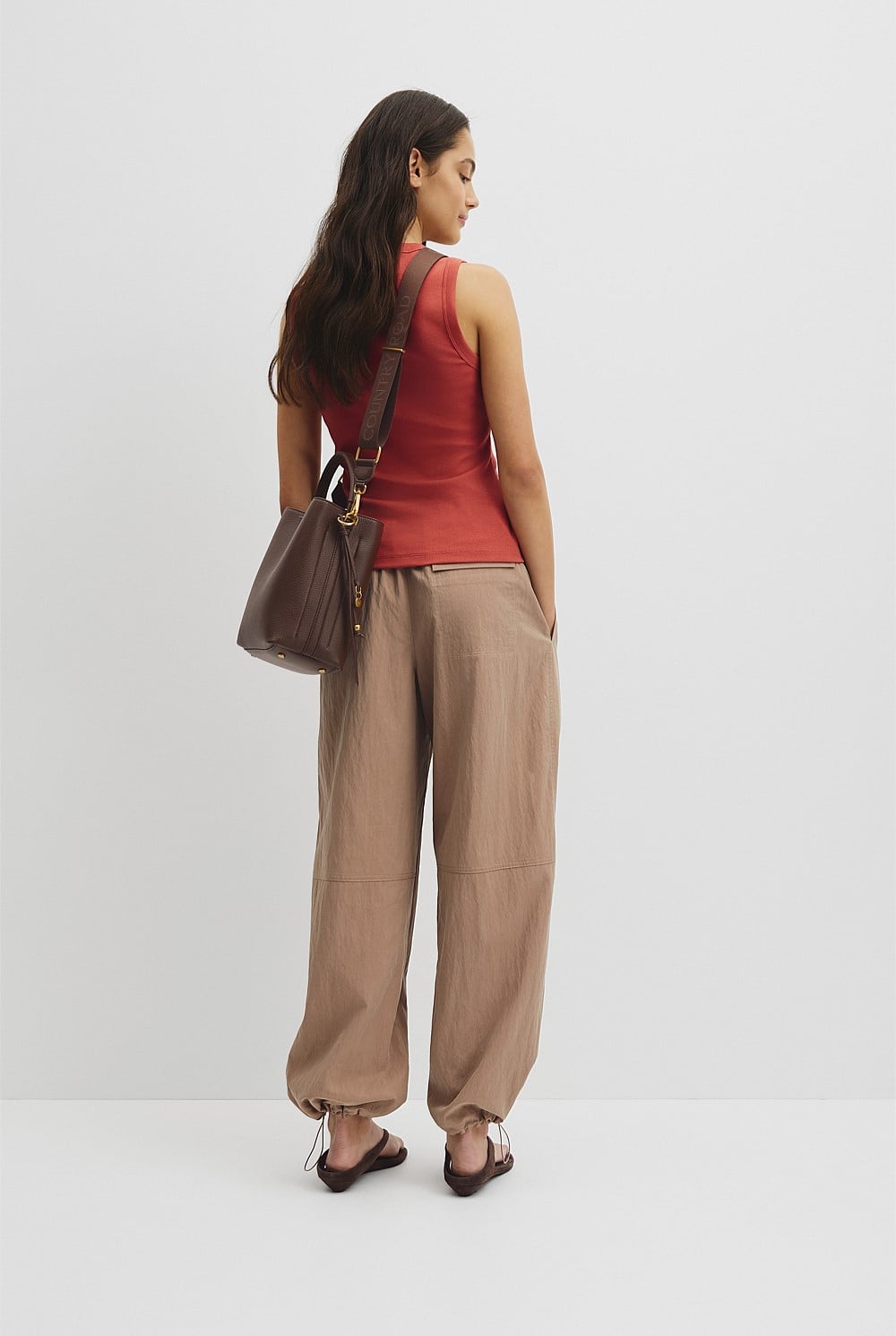 Spliced Bucket Bag