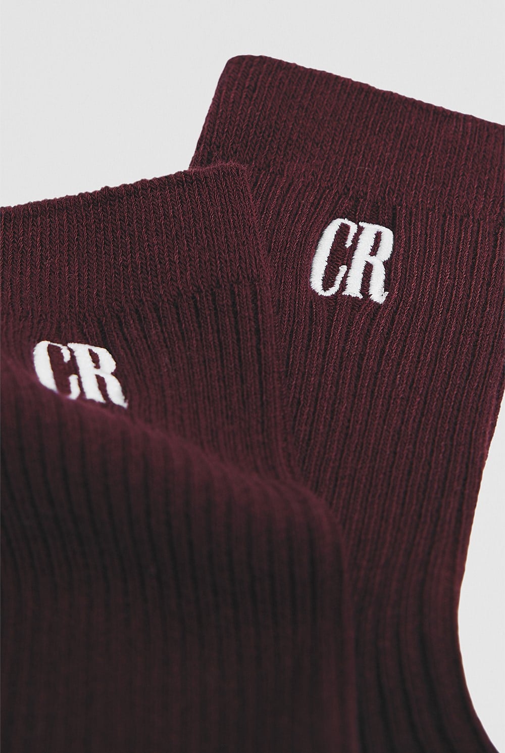 Australian Cotton Blend CR Ribbed Three Quarter Crew Sock