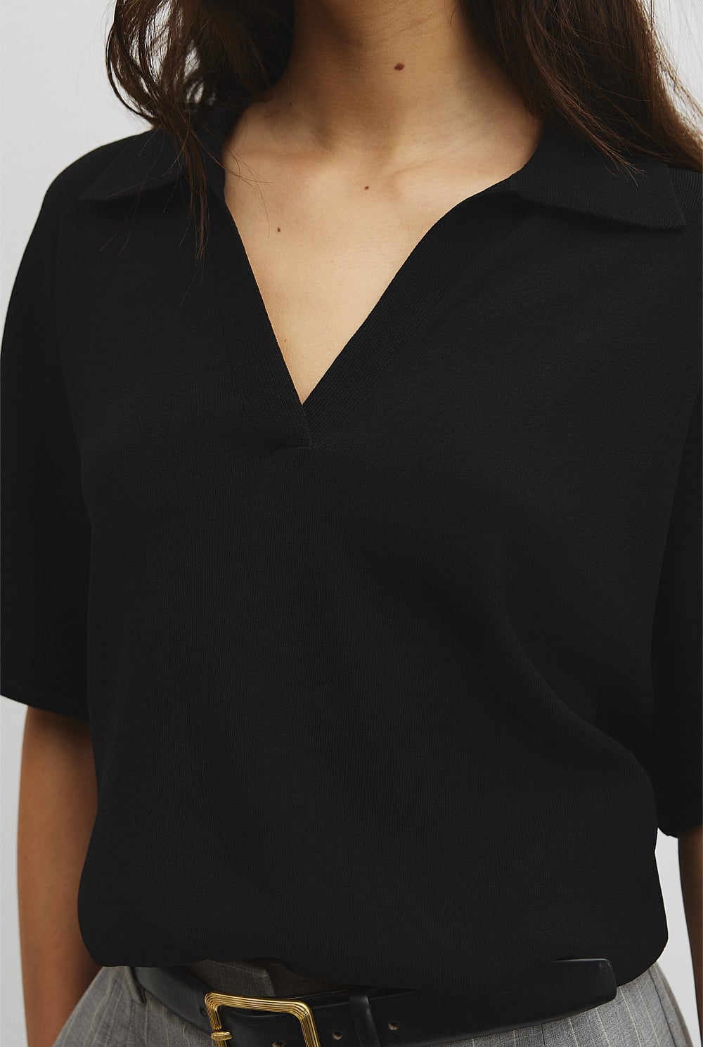 Compact Knit Polo