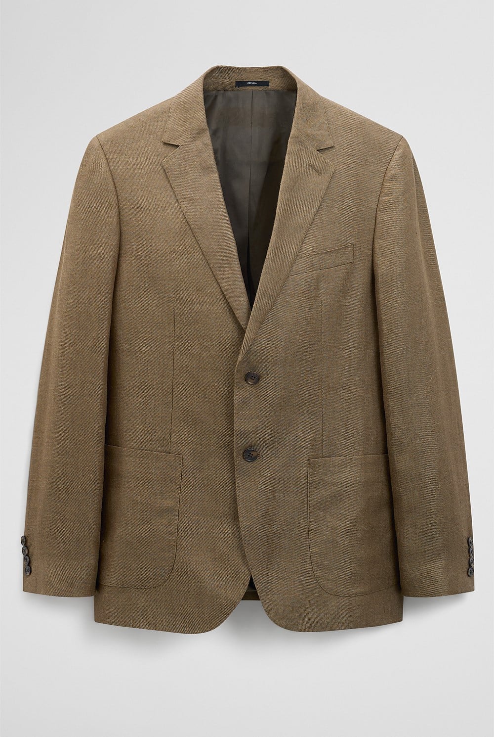 Regular Fit Linen Jacket