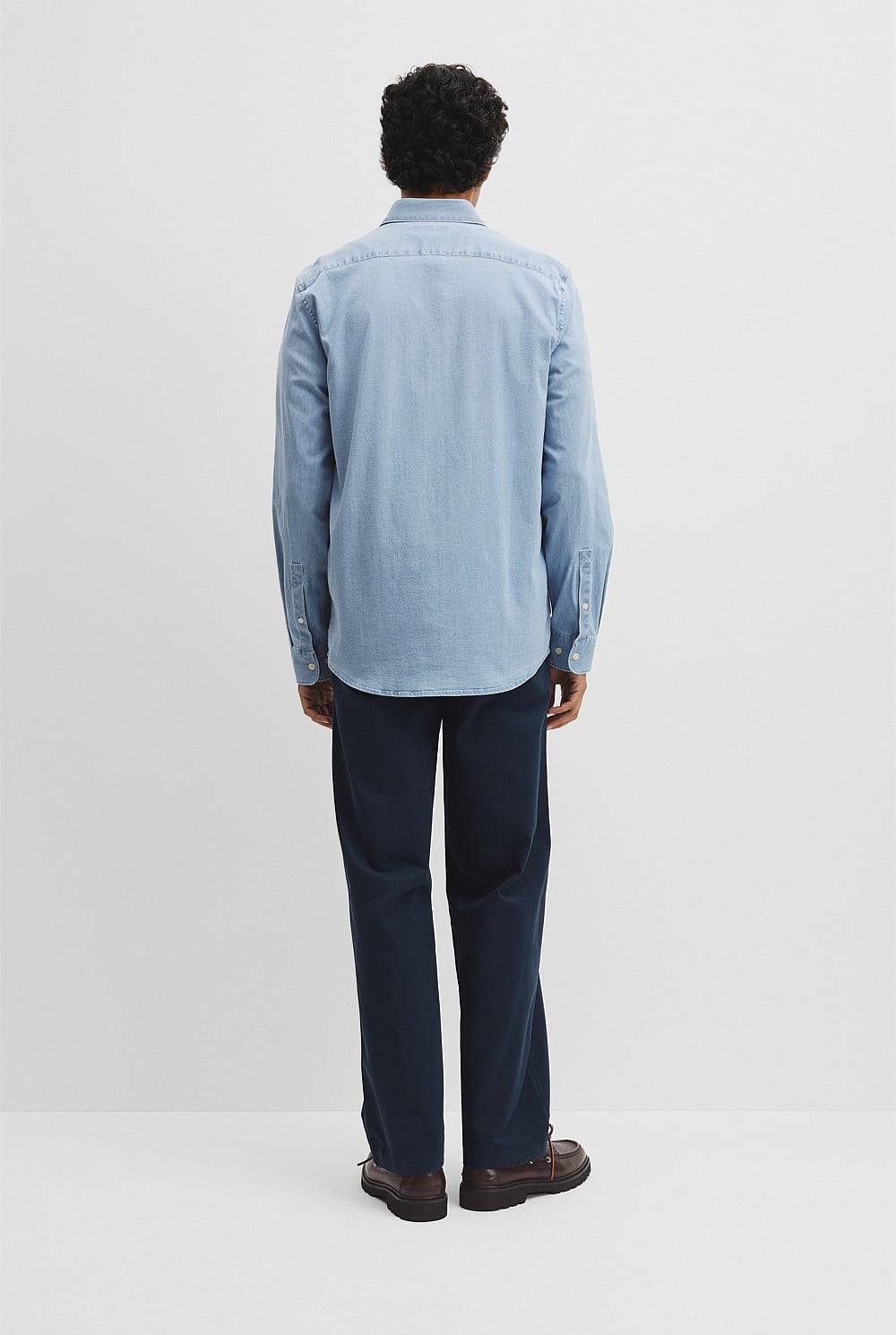 Slim Fit Chambray Shirt