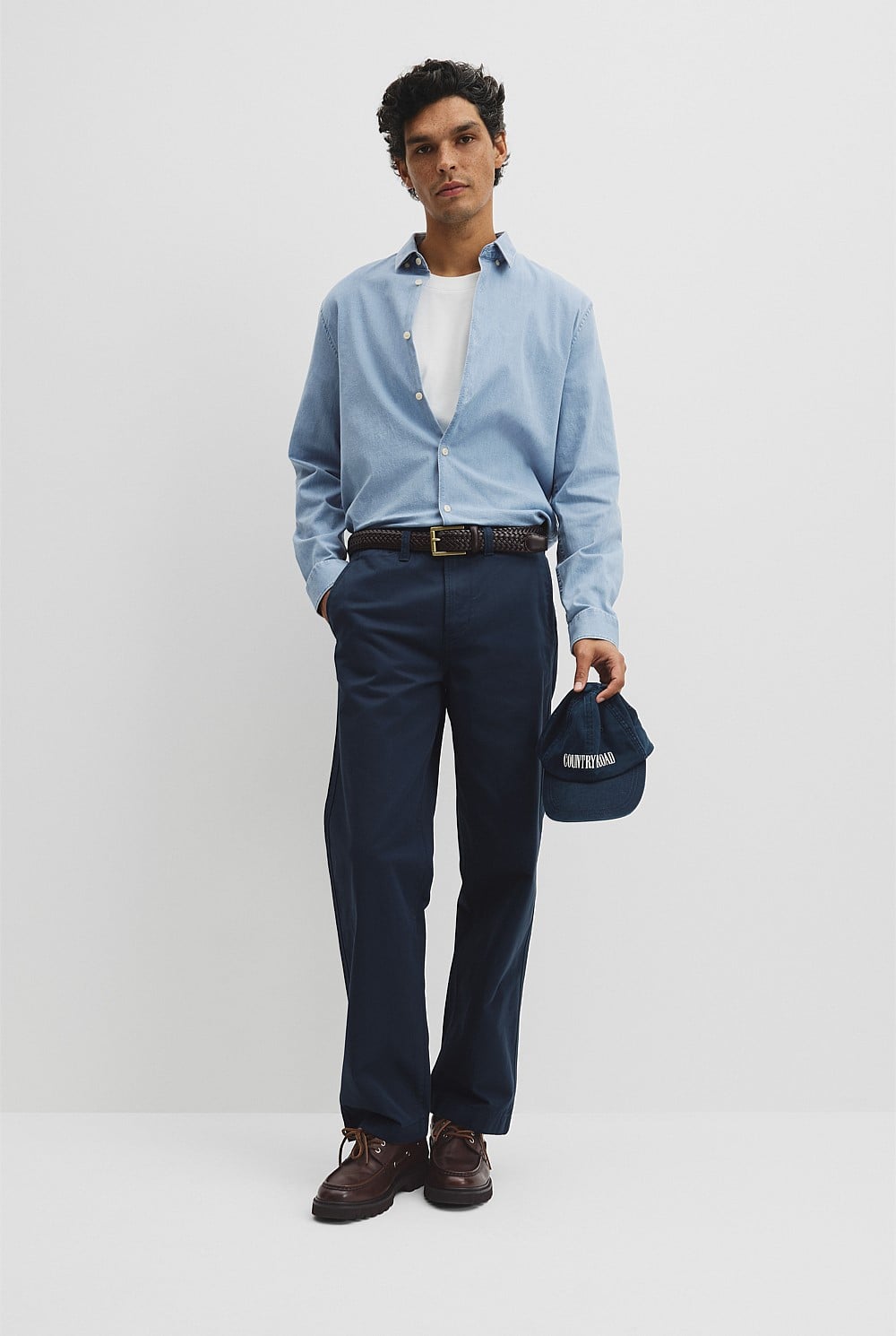 Slim Fit Chambray Shirt