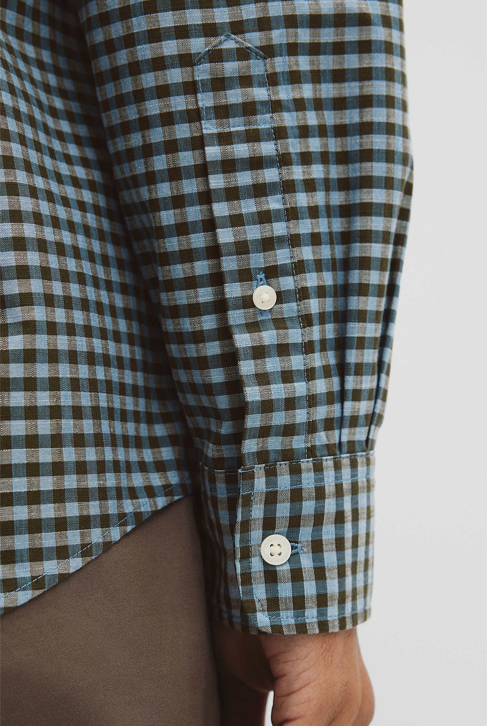 Regular Fit Cotton Gingham Shirt