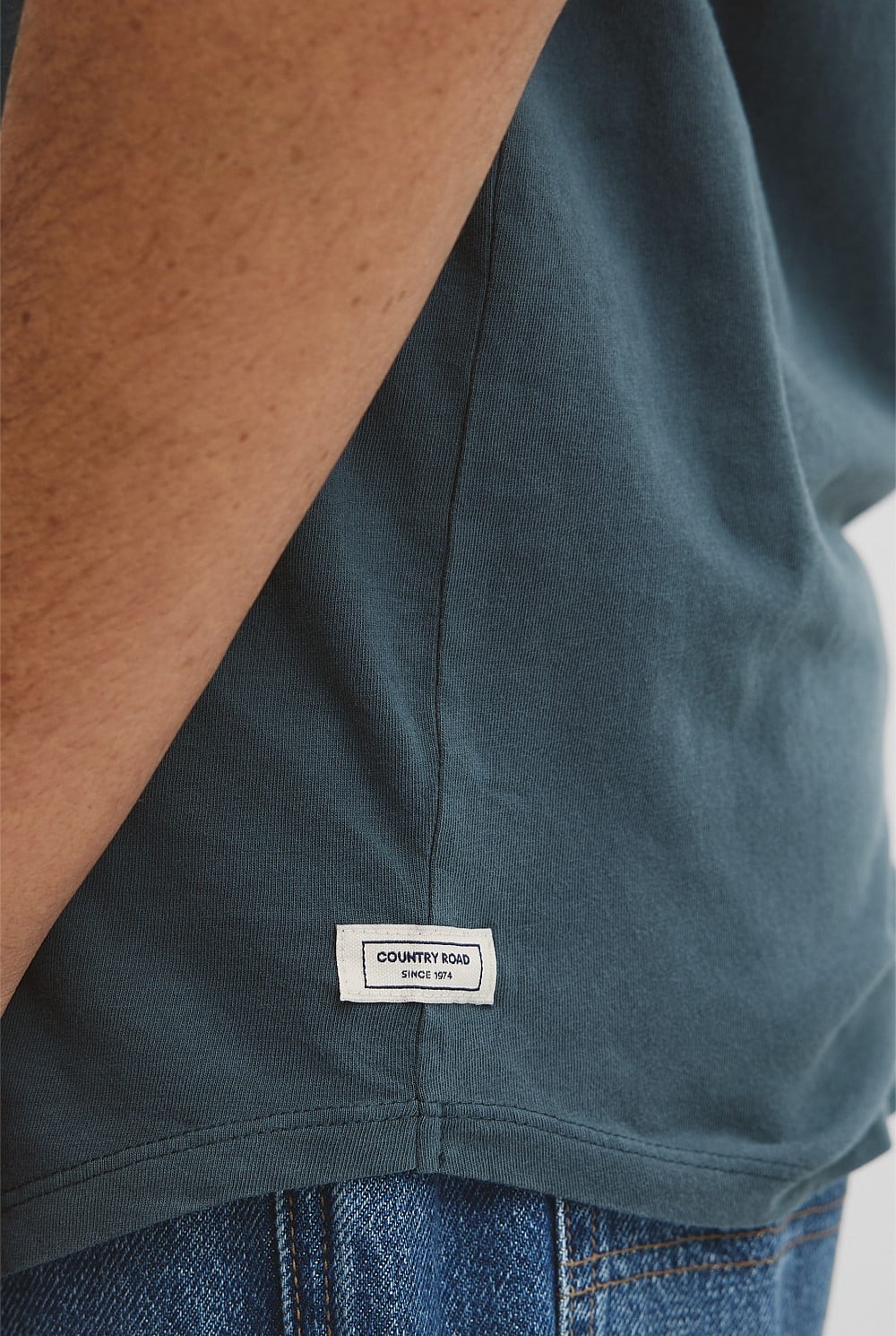 Australian Cotton Longline Garment Dye T-Shirt