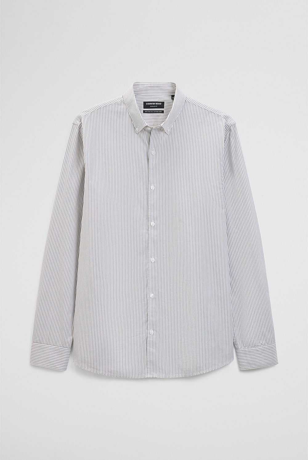 Regular Fit Cotton Stripe Shirt