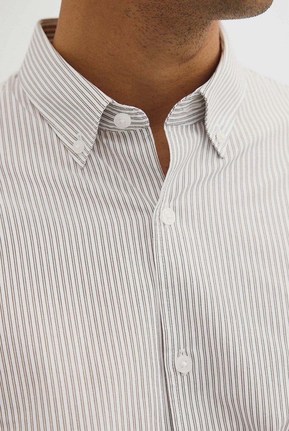 Regular Fit Cotton Stripe Shirt