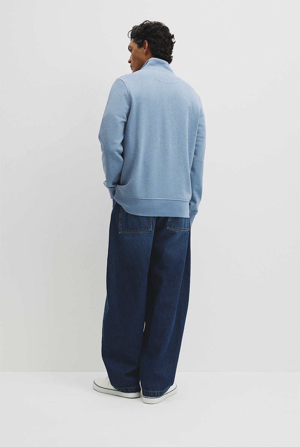 Australian Cotton Half Zip Heritage Sweat