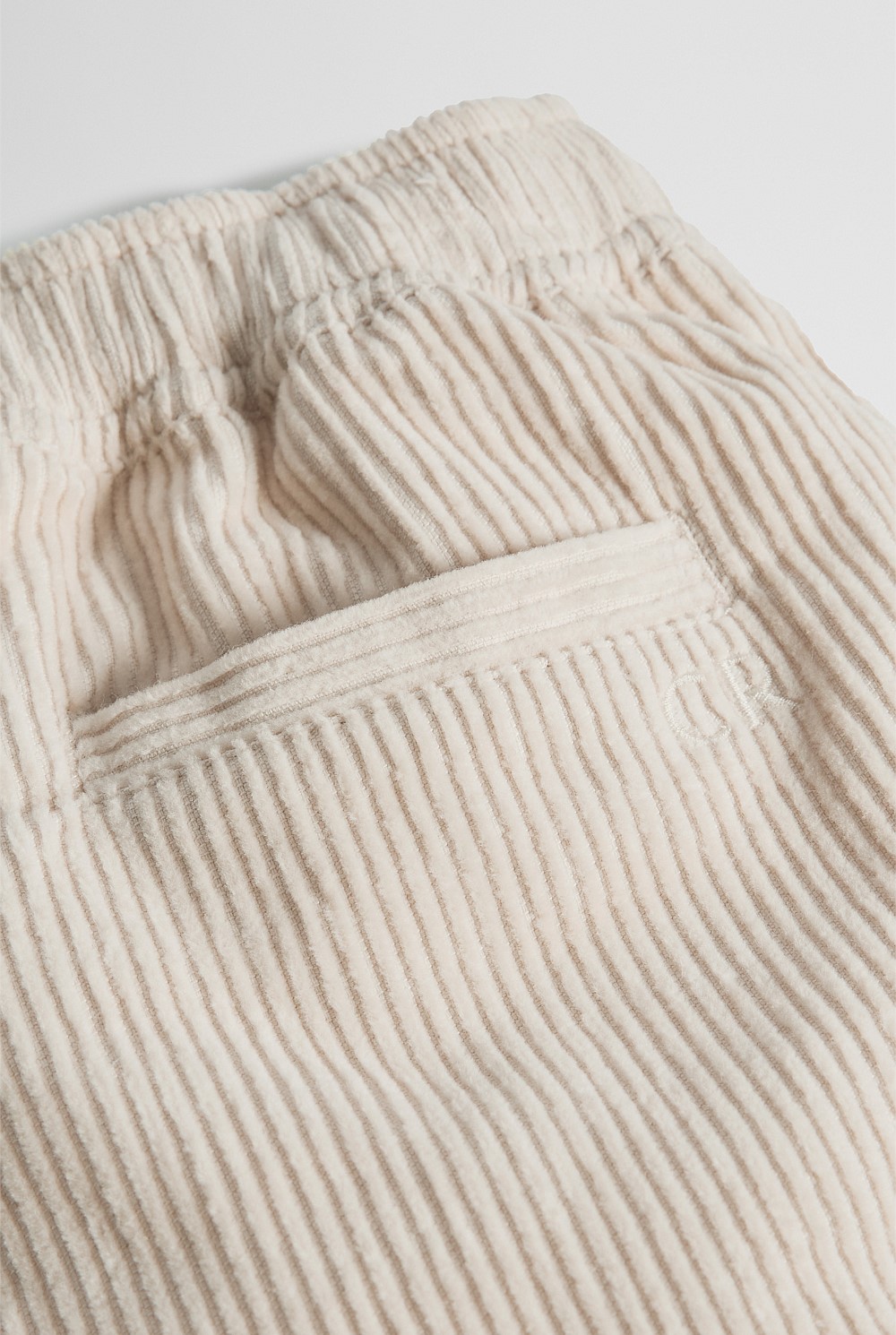 Organically Grown Cotton Pull On Cord Straight
