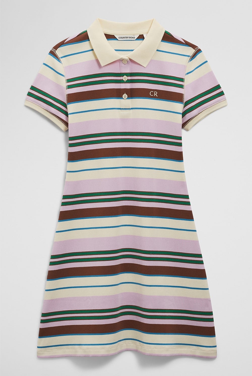 Teen Australian Cotton Short Sleeve Collar Polo Dress