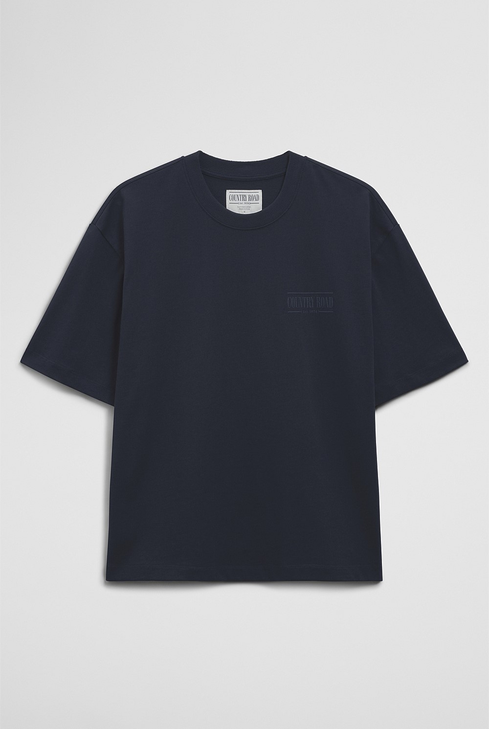 Australian Cotton Short Sleeve Heritage Boxy T-Shirt