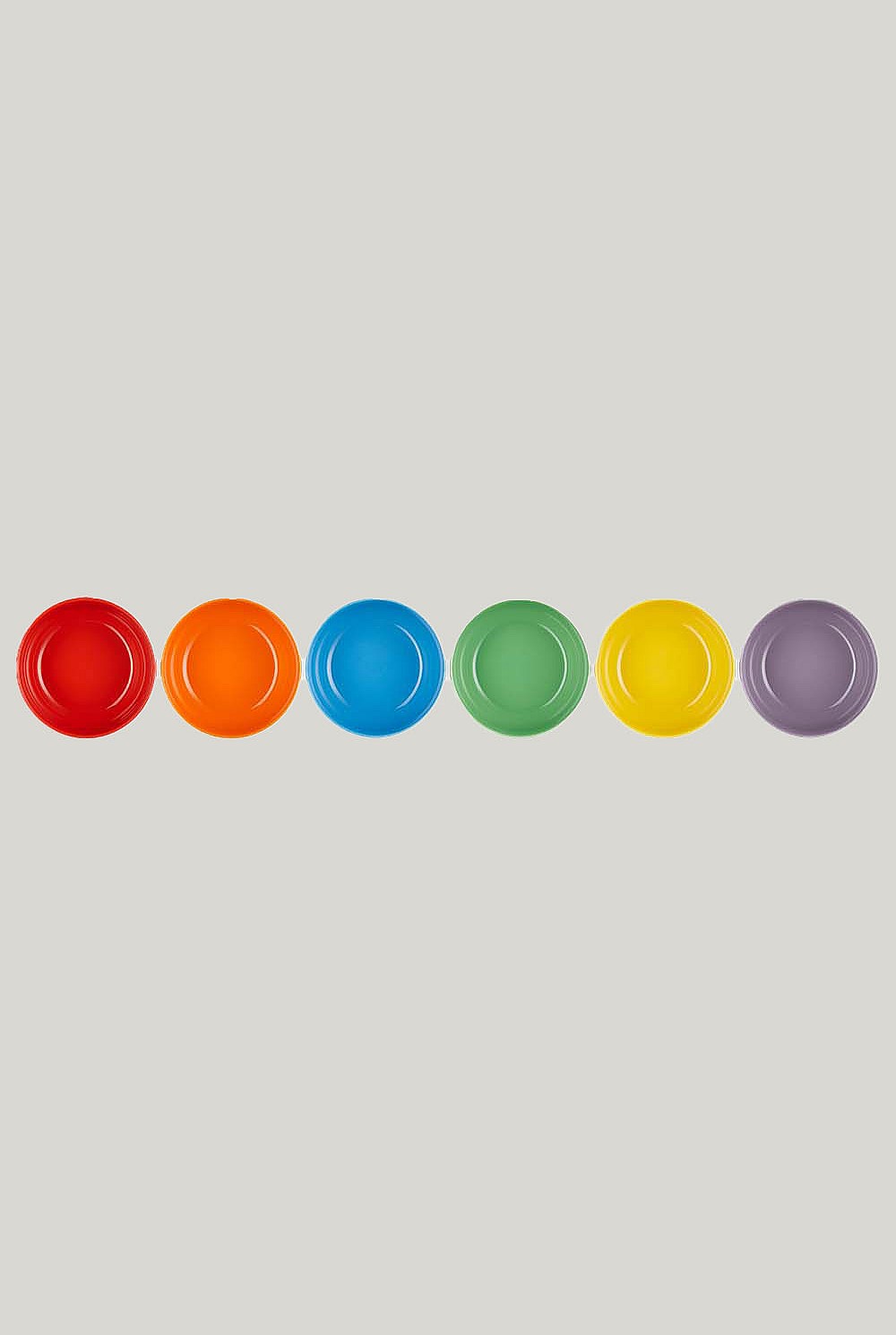 Stoneware Rainbow Set Of 6 Coupe Cereal Bowls 16cm