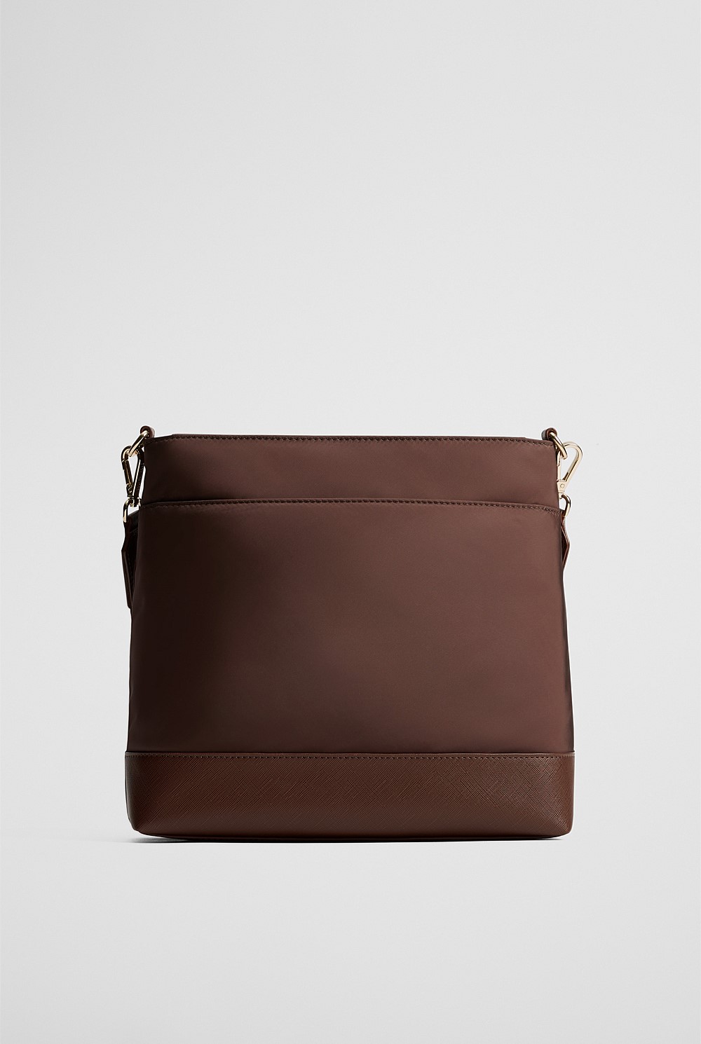 Soft Top Zip Crossbody Bag
