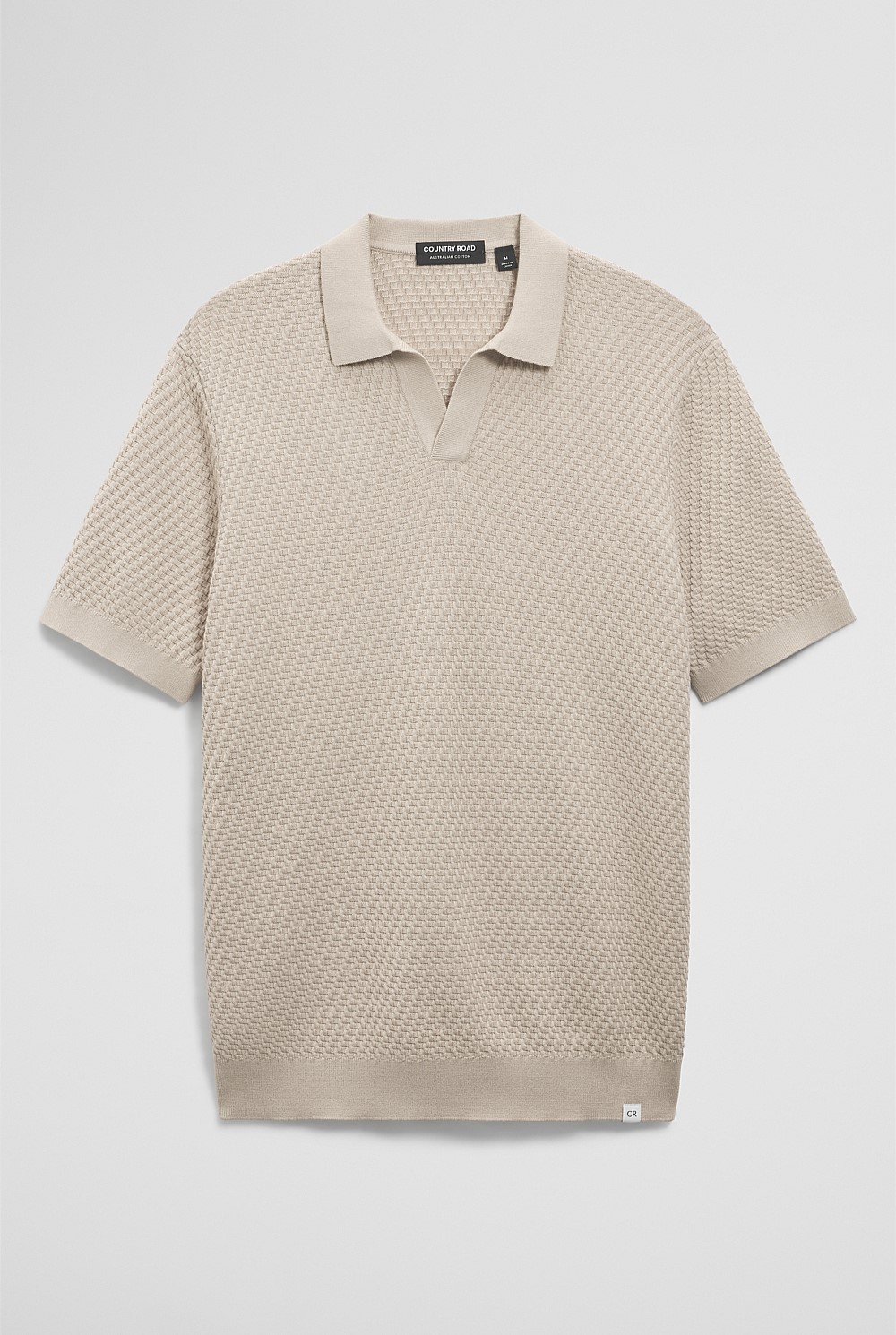 Australian Cotton Basket Knit Polo
