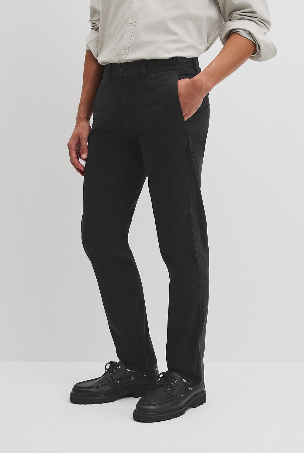 Australian Cotton Standard Fit Stretch Chino