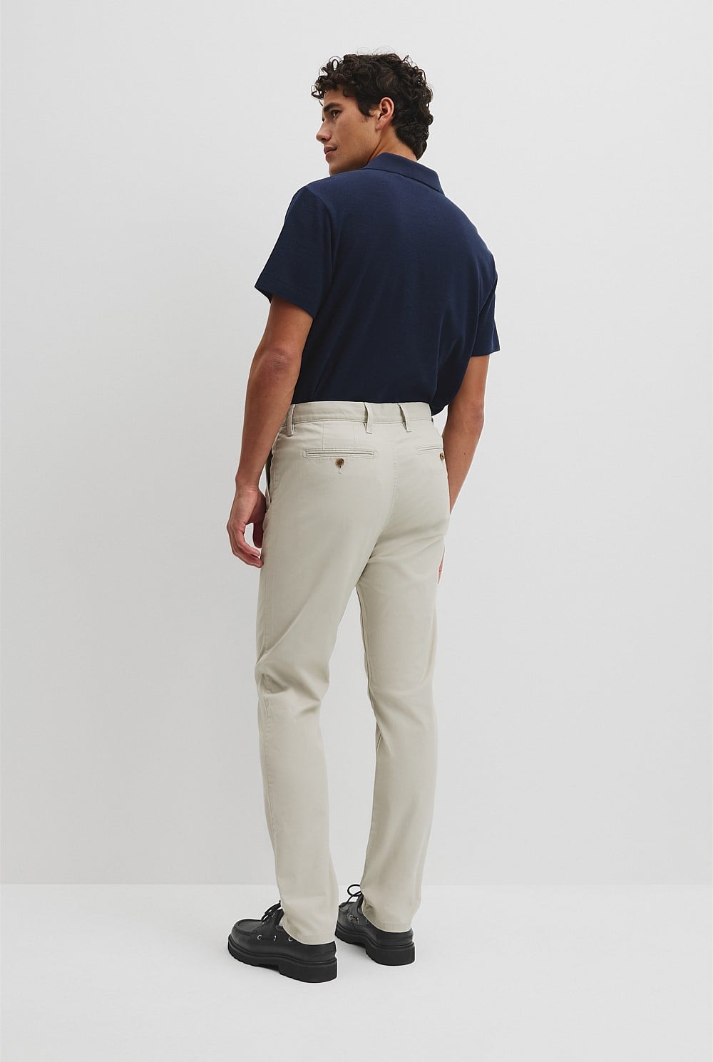 Australian Cotton Tapered Fit Stretch Chino