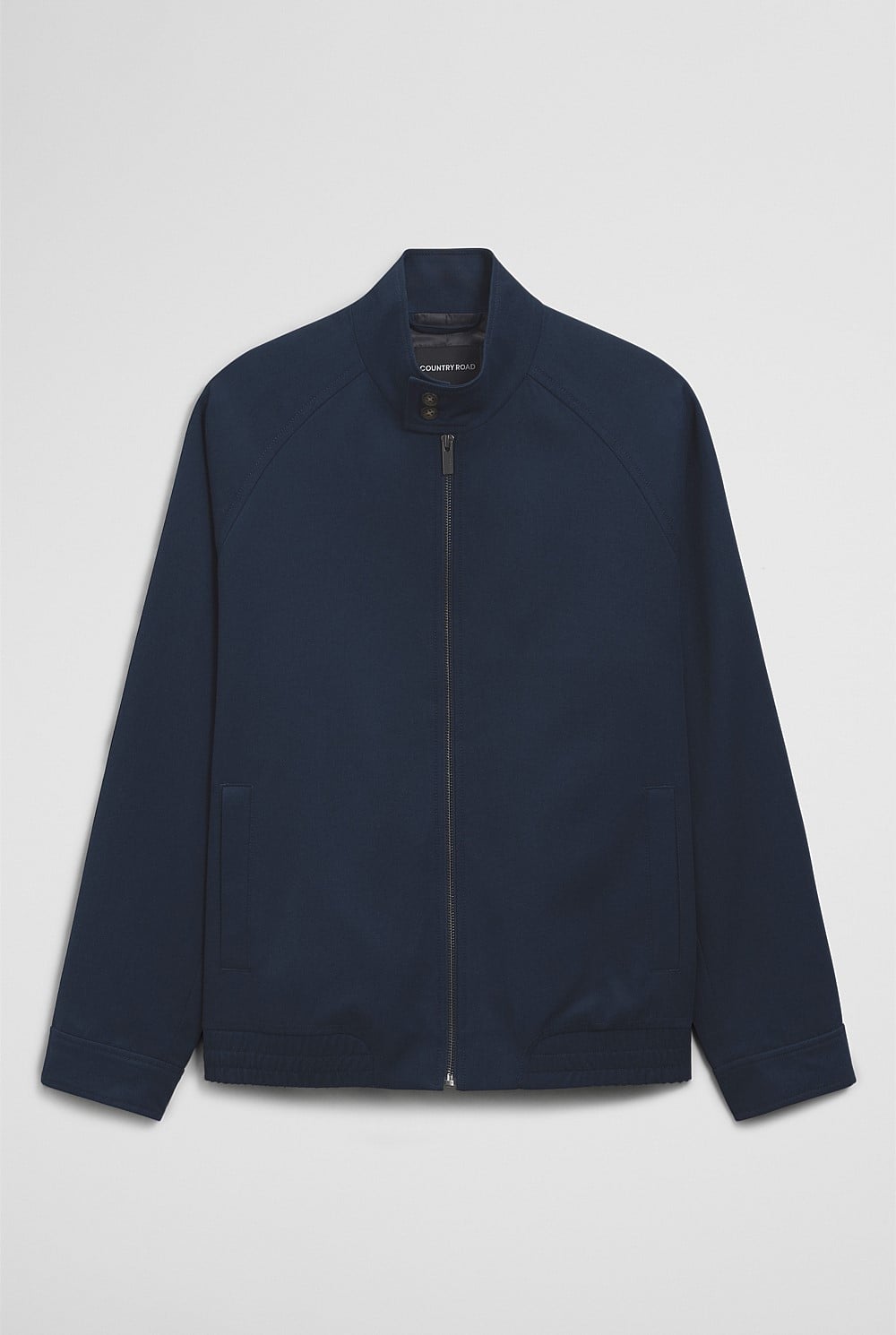 Lyocell Cut Out Blend Zip Jacket