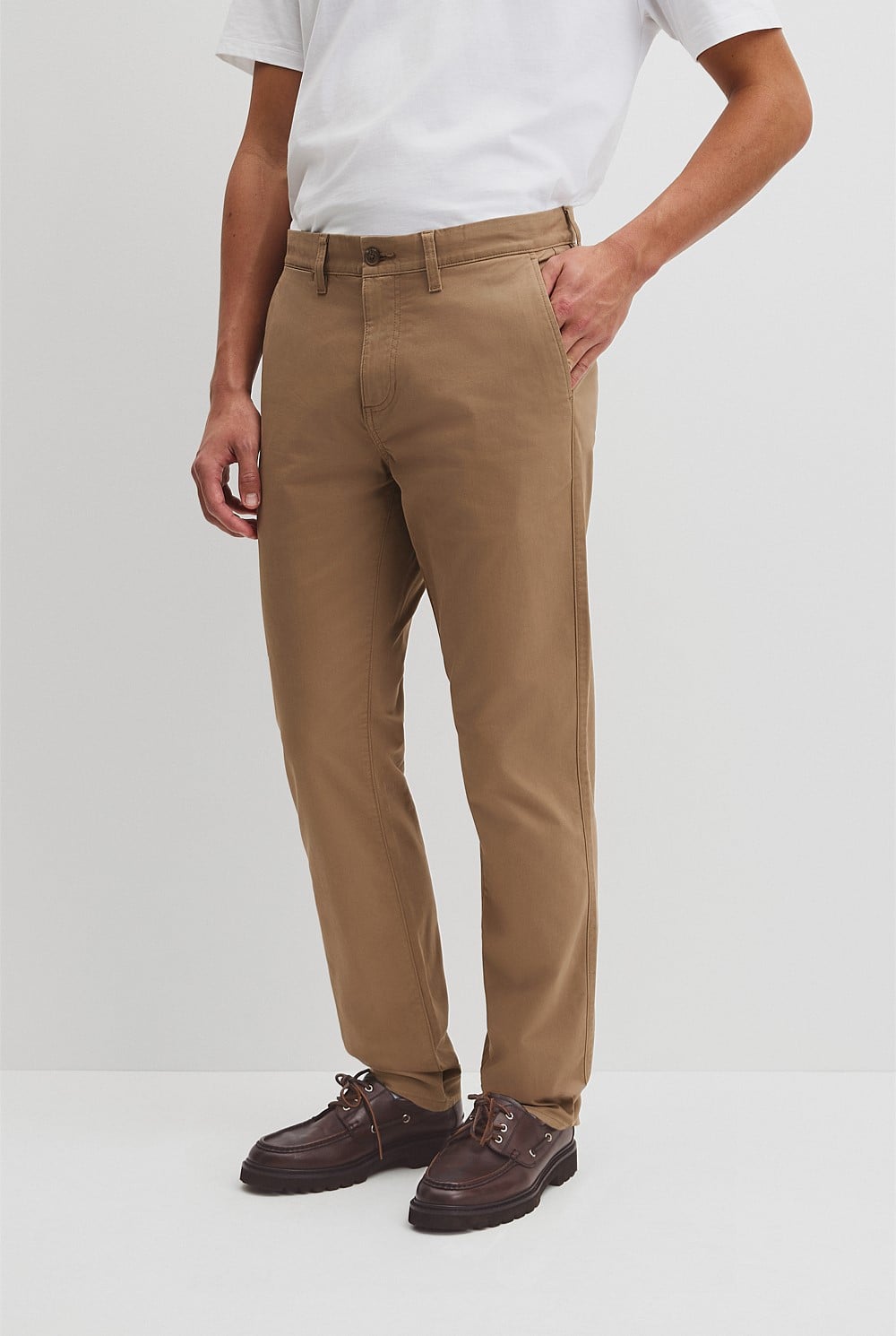 Australian Cotton Tapered Fit Stretch Chino