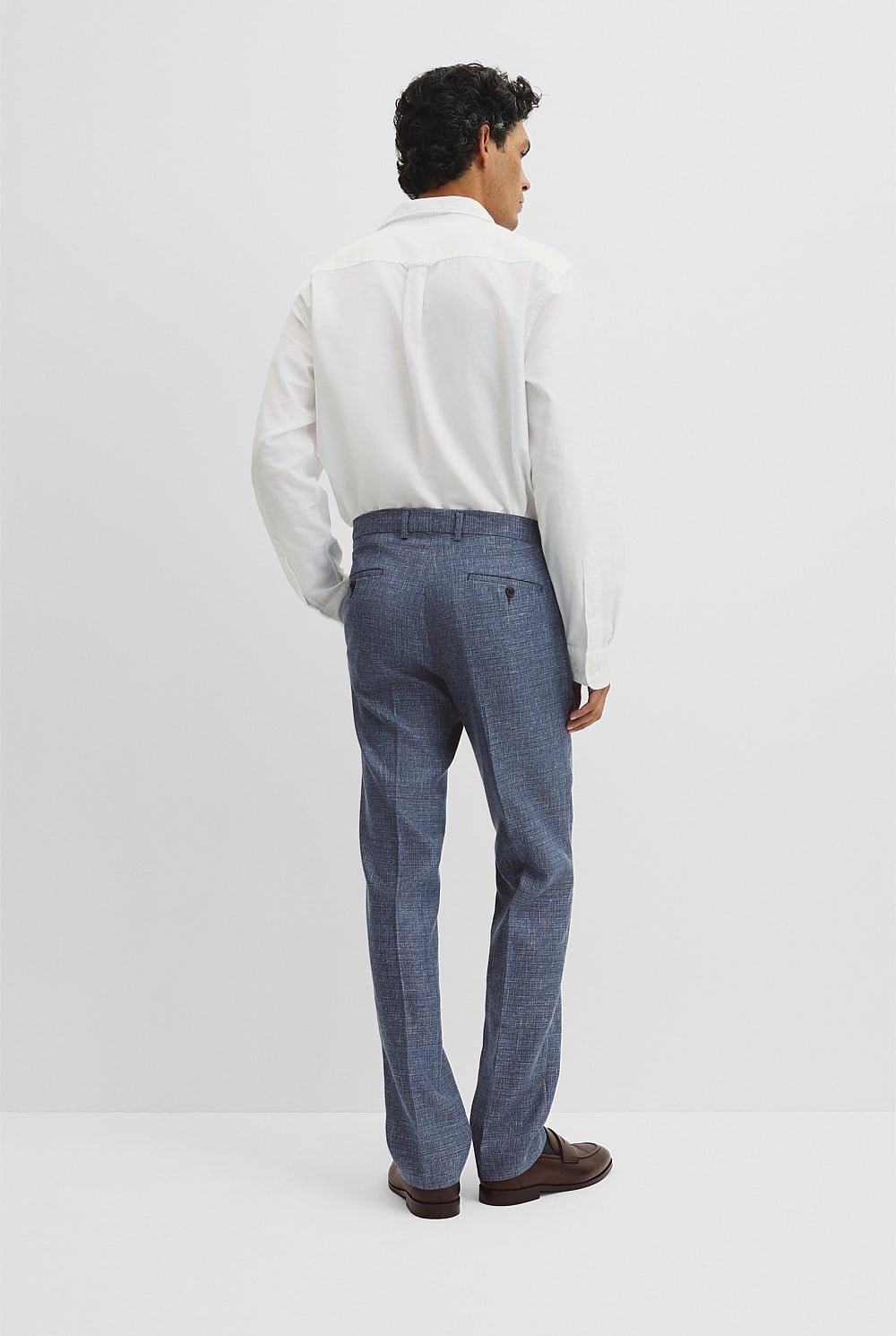 Regular Wool Houndstooth Pant